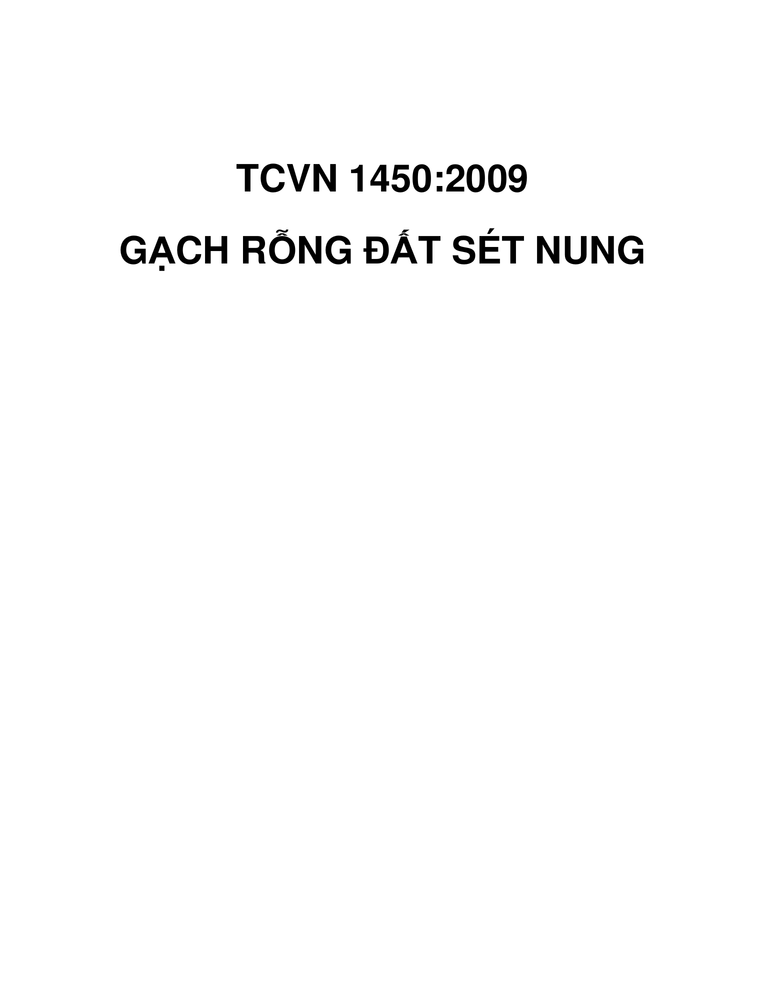 Bìa PDF TCVN 1450:2009