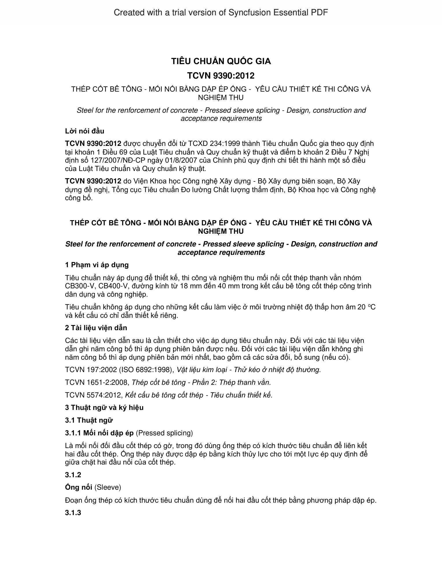 TCVN 9390:2012 — trang PDF 1