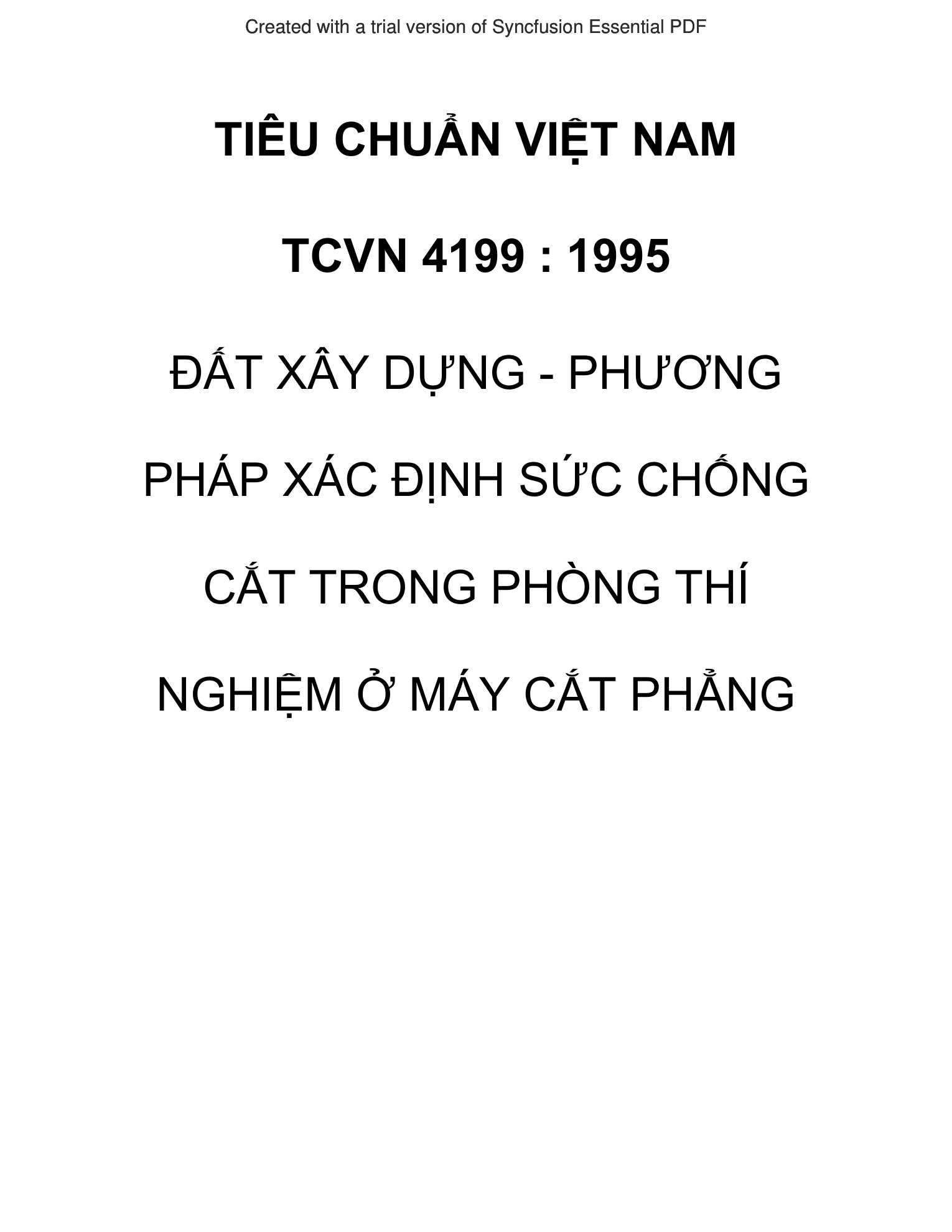 Bìa PDF TCVN 4199:1995