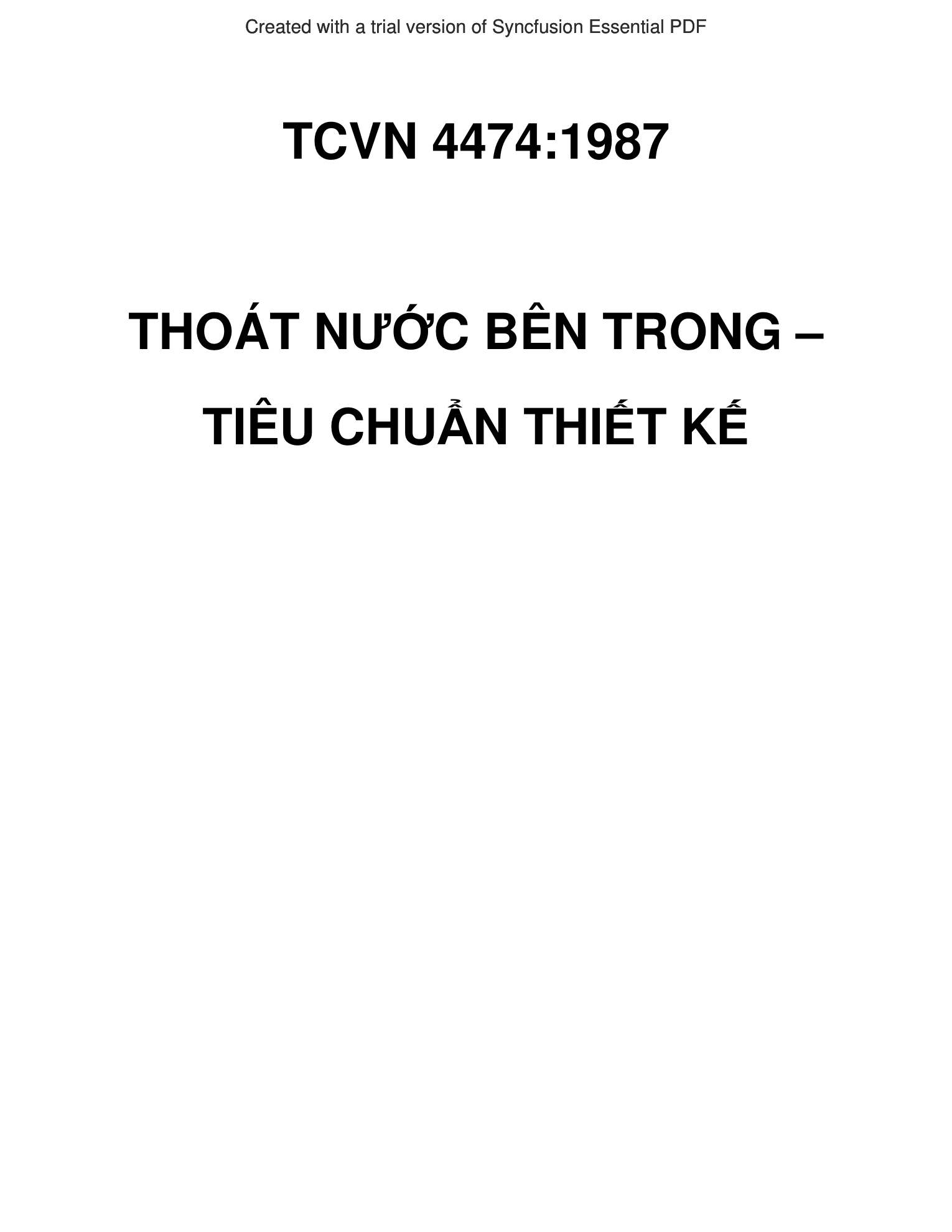 TCVN 4474:1987 — trang PDF 1