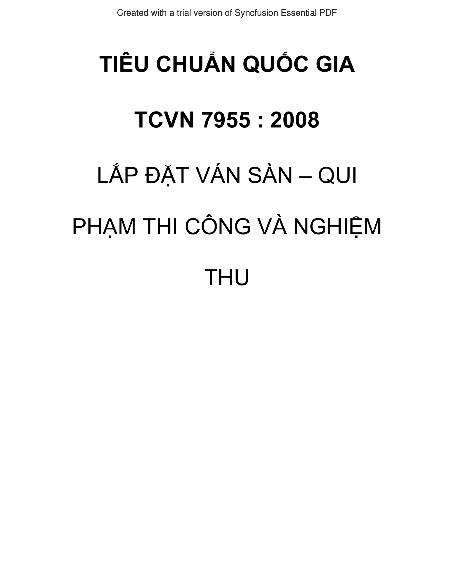 TCVN 7955:2008 — trang PDF 1