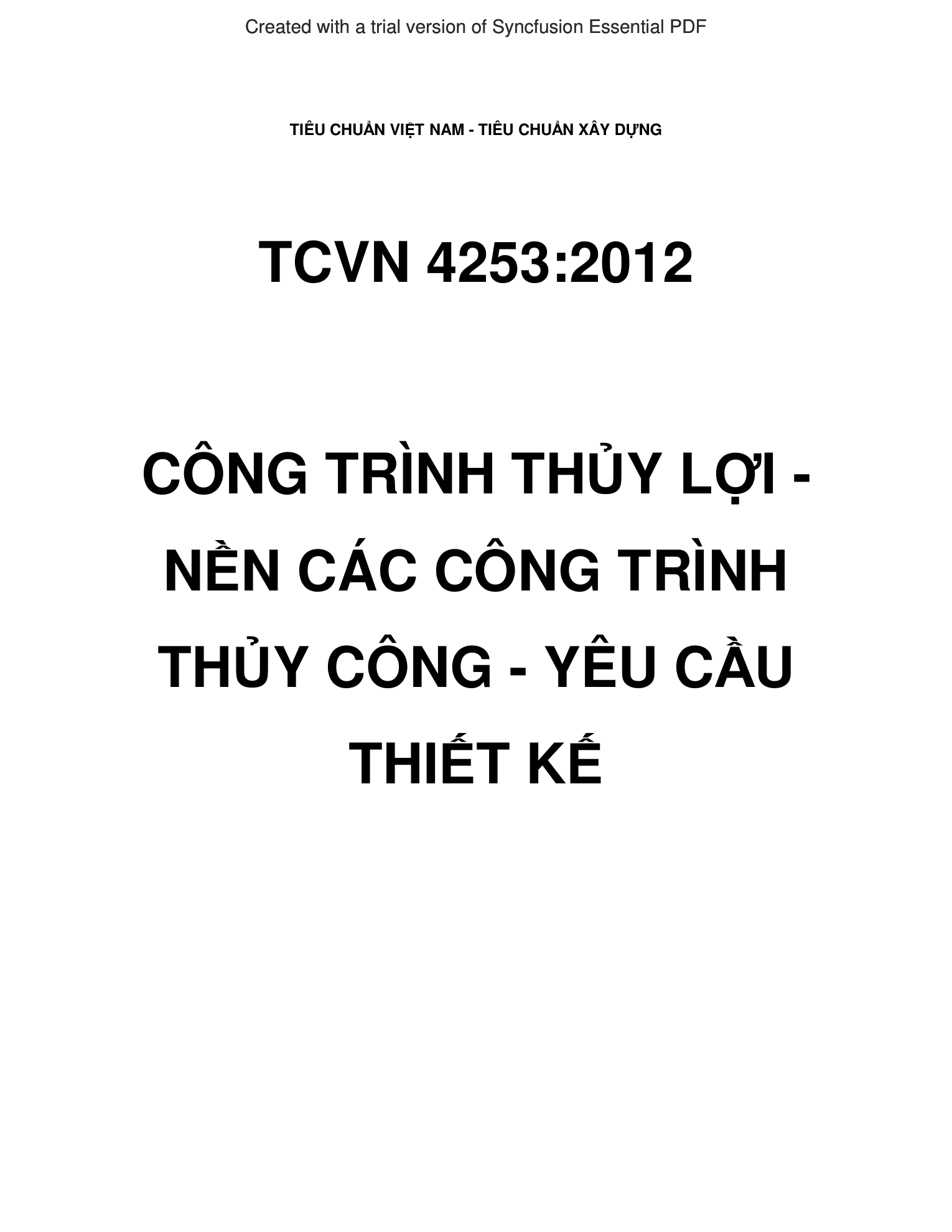 TCVN 4253:2012 — trang PDF 1