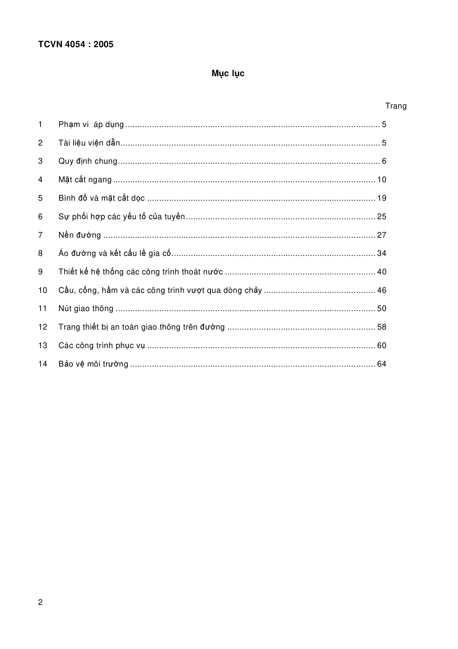 TCVN 4054:2005 — trang PDF 2