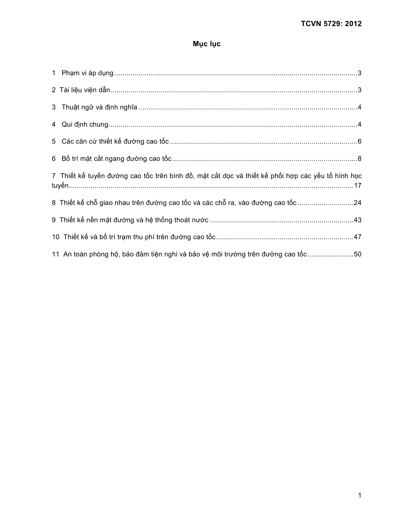 TCVN 5729:2012 — trang PDF 2