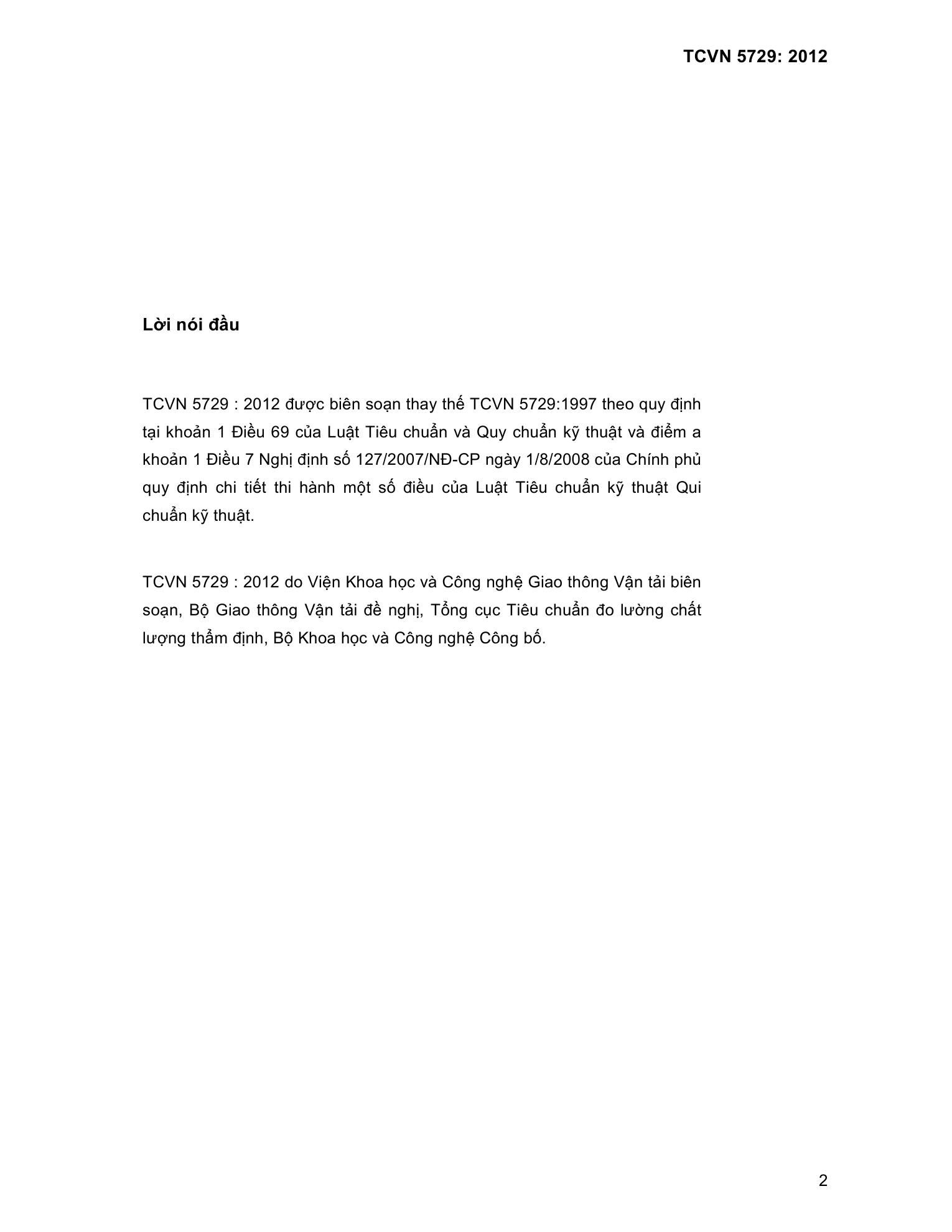 TCVN 5729:2012 — trang PDF 3